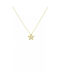 Gold Necklace 9k Star Zircon