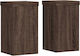 vidaXL Pflanzenständer Holz Braun 10cmx10cmx18c...