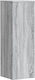 vidaXL Plant Stand Wooden Gray 33cmx33cmx100cmcm.