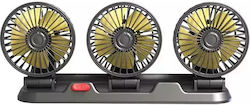 Triple Car Fan 24V