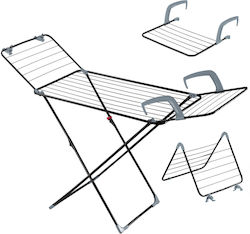 Kadax Folding Floor Clothes Drying Rack with Hanging Length 18m