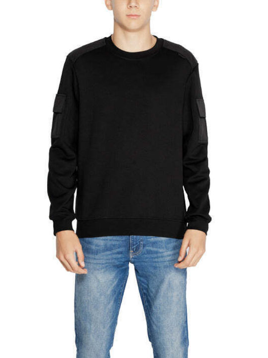 Antony Morato Herren Sweatshirt Schwarz