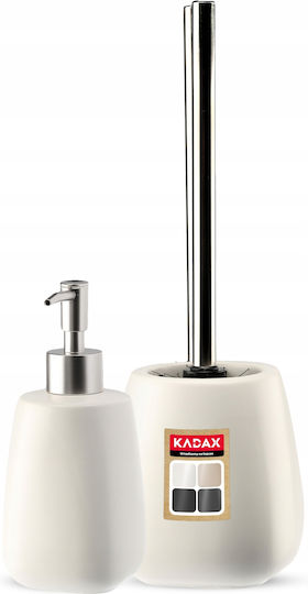 Kadax Set Accesorii Pentru Baie Ceramic Alb