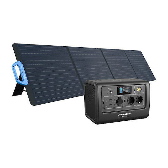 Bluetti EB70 + PV200 Solar Panel 200W Bundle Power Station 716Wh