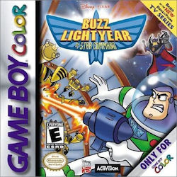 Jocul Buzz Lightyear Star Command pentru Game Boy Color, doar folosit