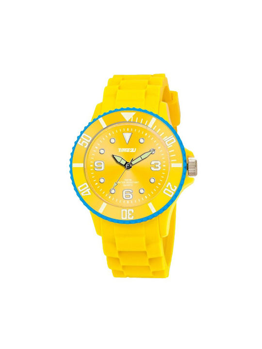 Time2u Kids Analog Watch with Rubber/Plastic Strap Yellow