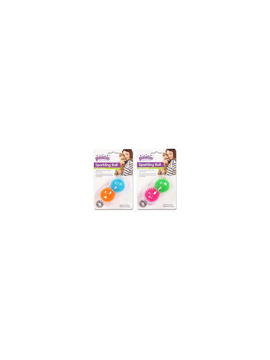 Pawise Sparkling Ball Cat Toy Ball Pink 2pcs