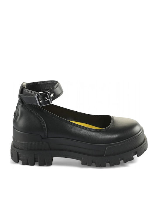 Aspha Γυναικεία Loafers σε Μαύρο Χρώμα