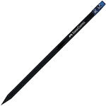 Faber-Castell Pencil HB with Eraser Black