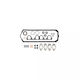 Комплект гарнитура на главата на двигателя за Seat Inca 6k9 1.9 D 1995-2003 Corteco 418599p