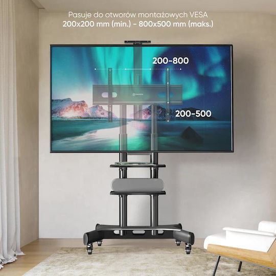 Onkron TV Mount Floor up to 86" and 90kg Black