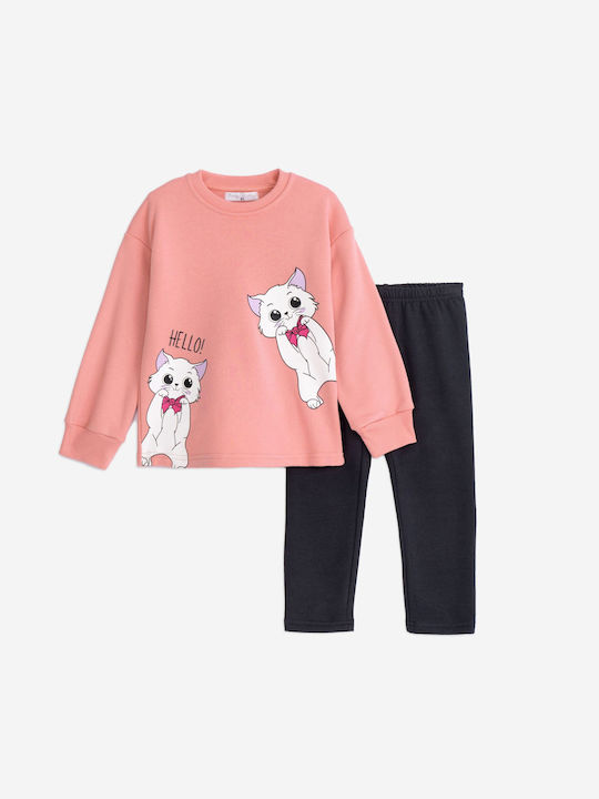 Funky Kids Set with Leggings Winter 2pcs Black