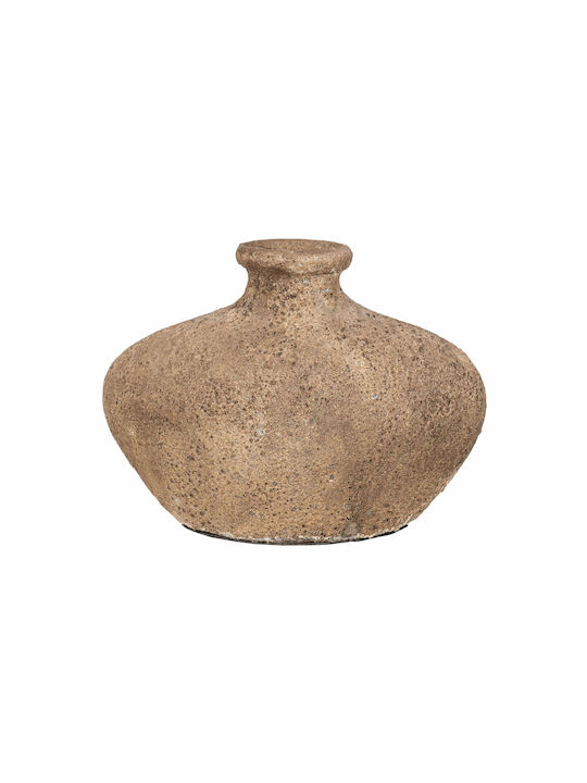 S Line Decorative Vase Brown