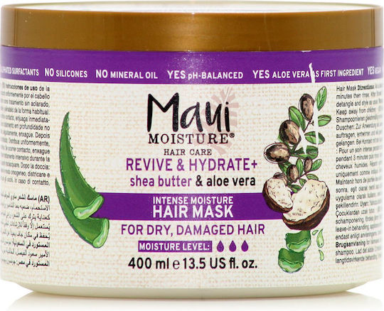 Maui Moisture Masc De Pr Pentru Hidratare Cu Aloe Vera 400ml | Skroutz  Romania