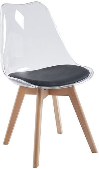Chairs Dining Room Martin 49x57x82cm 4pcs Black Velvet-Black Metal