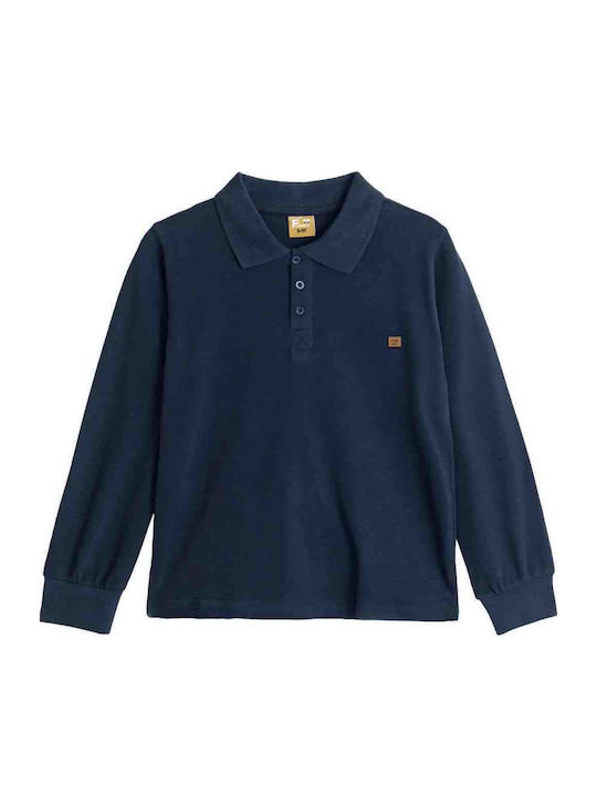 Funky Παιδικό Polo Μακρυμάνικο Μπλε
