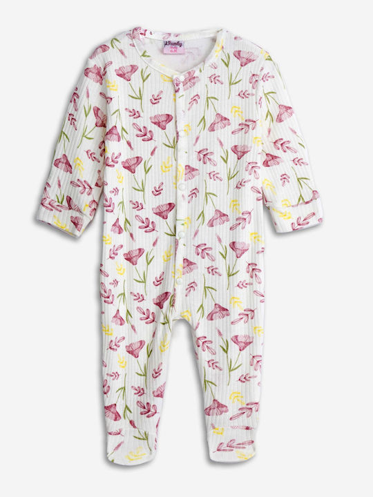 Funky Baby Bodysuit Long-Sleeved Ecru