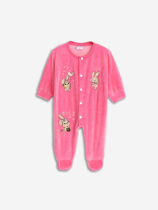 Funky Baby Bodysuit Velvet Pink