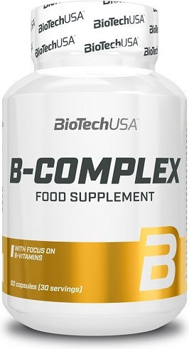 Biotech USA B-Complex Vitamin for Energy, Immune System Boost & the Nervous System 60 caps
