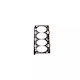 Set garnituri chiulasa Fiat Multipla 186 1.6 100 16v 186axa1a 1999-2010 Corteco 414705p