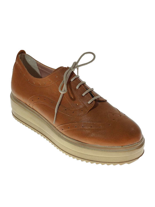 Women's Moccasins in Tabac Brown Color