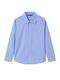 Kids Shirt Long Sleeve Blue