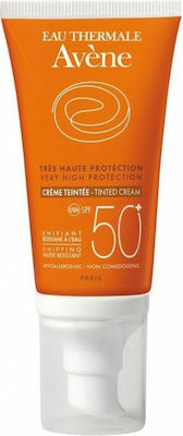 Avene Creme Teinte Waterproof Sunscreen Cream Face SPF50+ with Color 50ml