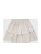 Kids' Pleated Skirt Beige
