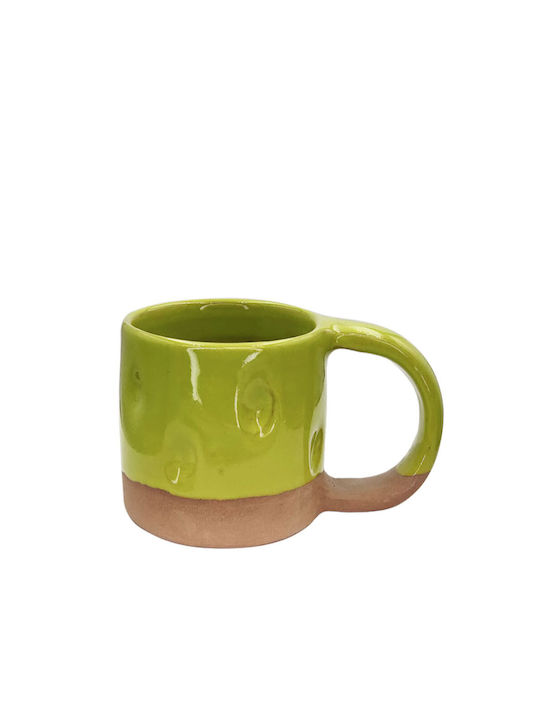 Cană Ceramică Verde 250ml 1buc