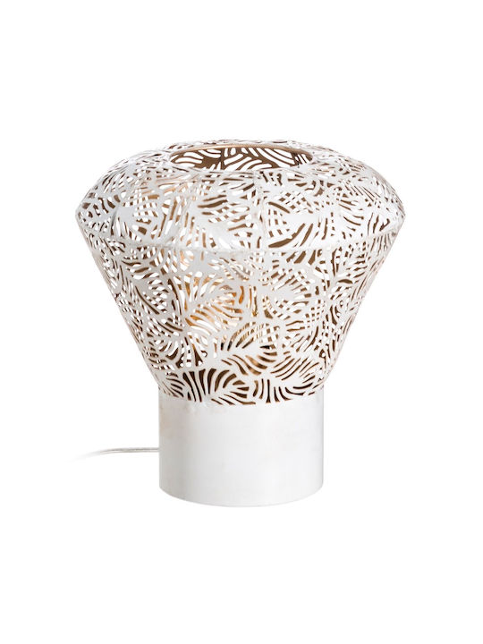 BigBuy Σίδερο Table Decorative Lamp White