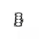 Set garnituri capac cilindru Vw Caddy II Caroserie 9k9a 1.9 D 1995-2004 Corteco 414531p