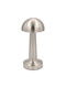 Keskor Metal Table Lamp LED with Silver Shade and Base