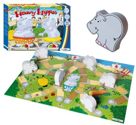 Επιτραπέζιο Παιχνίδι Matching and Observation Game - Hippos για 1-4 Παίκτες (EN) Beleduc