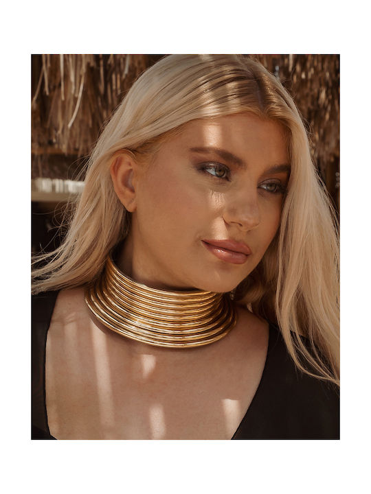 Statement Choker Gold Gold