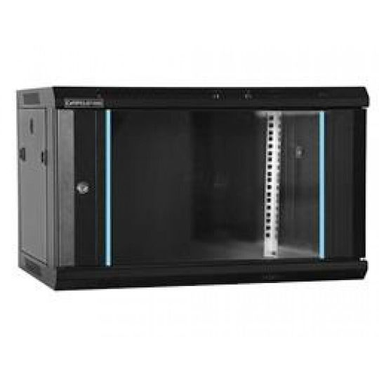 DateUp Montat pe perete Cabină Rack 22U 60x108.2x108.2cm Negru 04.022.0354