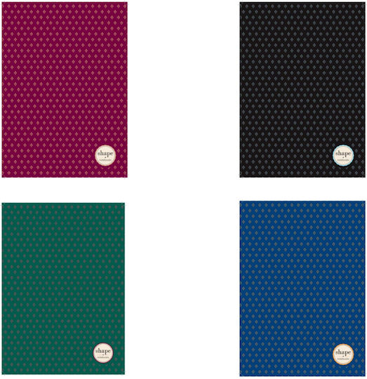 Shape Notebooks Спирал Тетрадка На райета A4 2 Теми Fiore Shape 1бр