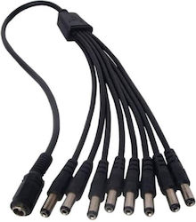 Ez-dcsp8 1xdc Θηλυκό 8xdc Αρσενικό Καλώδιο 5.5*2.1mm 40cm Ez-dcsp8 1xdc Θηλυκό 8xdc Αρσενικό Καλώδιο 5.5*2.1mm 40cm