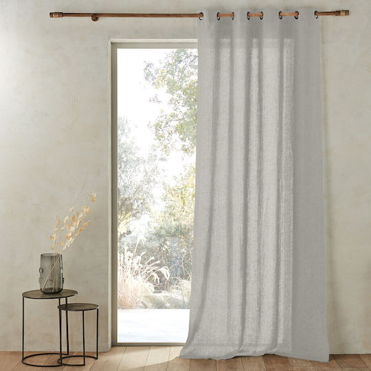 Am.Pm Curtain with Grommet Romane Green 350168728_18793_46 140x260cm