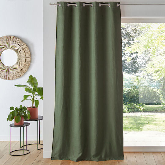 La Redoute Interieurs Fenstervorhang mit Grommets Onega Grüne 135x180cm