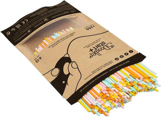 3Doodler 3D Printer Filament 1.75mm Orange 0.001kg 250pcs (Refill)