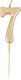 Geburtstagskerze Nummer "7" in Gold Farbe 77916