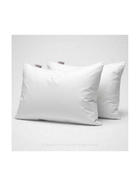Casa Colori Kissenbezug-Set mit Umschlagumschlag White 50x70cm.