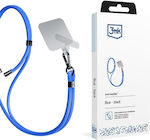 3MK Neck Strap for Mobile Phones Blue