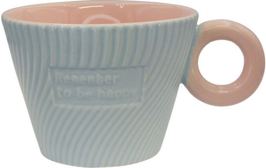 Etoile BE Happy Cană Ceramică Albastru