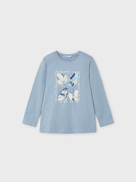 Mayoral Kids Blouse Long Sleeve Blue