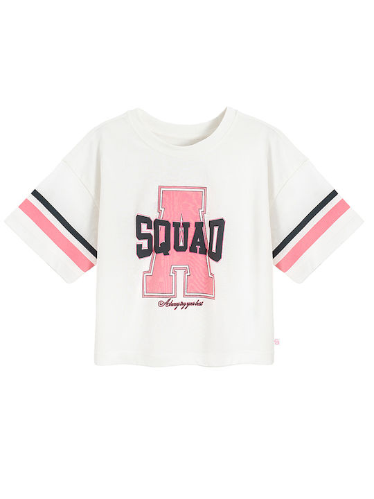 Cool Club Kinder Shirt Kurzarm Weiß