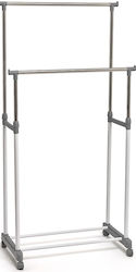 Domopak Living Κρεμάστρα Δαπέδου από Μέταλλο Γκρι 75x42x90cm