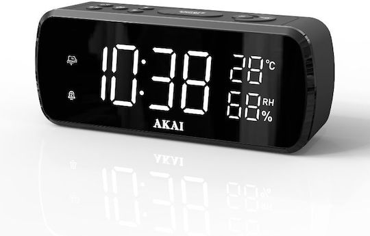 AKAI Tisch-Digitaluhr mit Wecker & Radio ACR-1080 AKAI Tisch-Digitaluhr mit Wecker & Radio ACR-1080