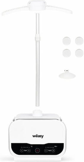 Wëasy Ατμοκαθαριστής Ρούχων Δαπέδου 1200W Λευκός
