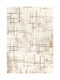 Ν.5492 Rug Rectangular Ecru-brown
